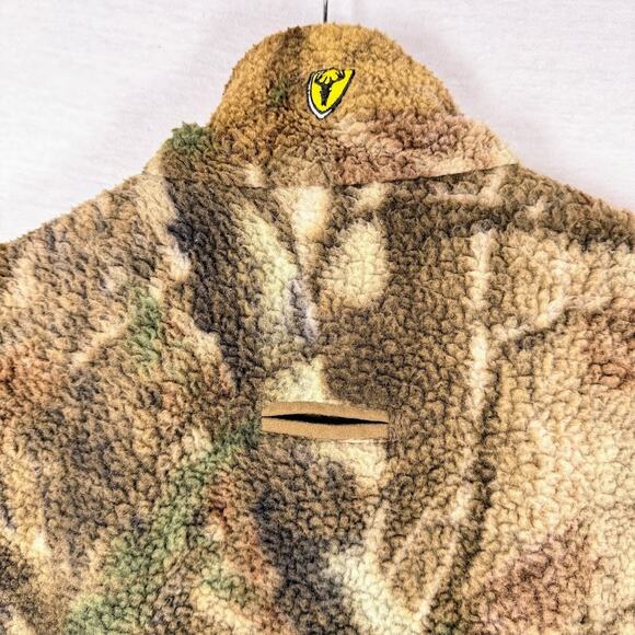 Scent-Blocker Wind Blocker System Layer 2 Reversible Camo Fleece Vest Men LG - Picture 3 of 13